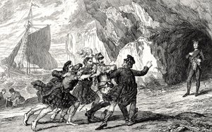 Captain Dalgetty at Ardenvohr, illustration from 